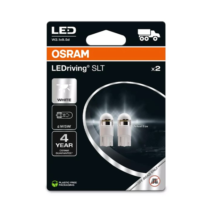 Kit 2 Lâmpadas W5W 24V/1W OSRAM LEDriving® SLT Blister