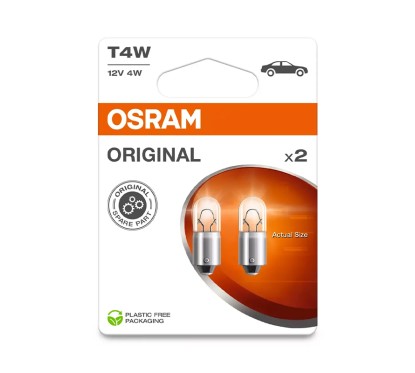 [06.3893-2Bl] Kit 2 Lâmpadas T4W 12V/4W OSRAM Original Line®