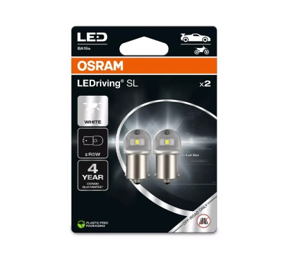 [06.5007DWP-2BL] Kit 2 Lâmpadas LED R5W 12V/0.5W OSRAM LEDriving® SL WHITE