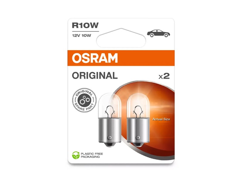Kit 2 Lamps R10W 12V/10W OSRAM Original Line® Blister Kit 2 Lamps R10W 12V/10W OSRAM Original Line® Blister