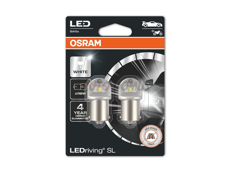 Kit 2 Lampes LED R10W 12V/1.2W OSRAM LEDriving® SL WHITE Blister Kit 2 Lampes LED R10W 12V/1.2W OSRAM LEDriving® SL WHITE Blister