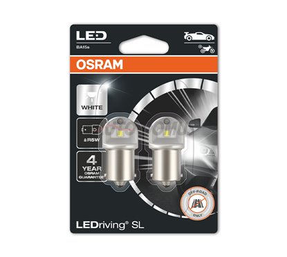 [06.5008DWP-02B] Kit 2 Lâmpadas LED R10W 12V/1.2W OSRAM LEDriving® SL WHITE