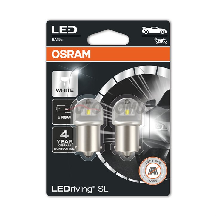 [06.5008DWP-02B] Kit 2 Lámparas LED R10W 12V/1.2W OSRAM LEDriving® SL WHITE