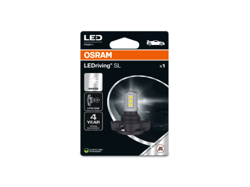 Lâmpada LED PS19W 12V/1.8W OSRAM LEDriving® SL WHITE Blister Lâmpada LED PS19W 12V/1.8W OSRAM LEDriving® SL WHITE Blister