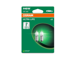 Kit 2 Lámparas H6W 12V/6W OSRAM Ultra Life®  Blister