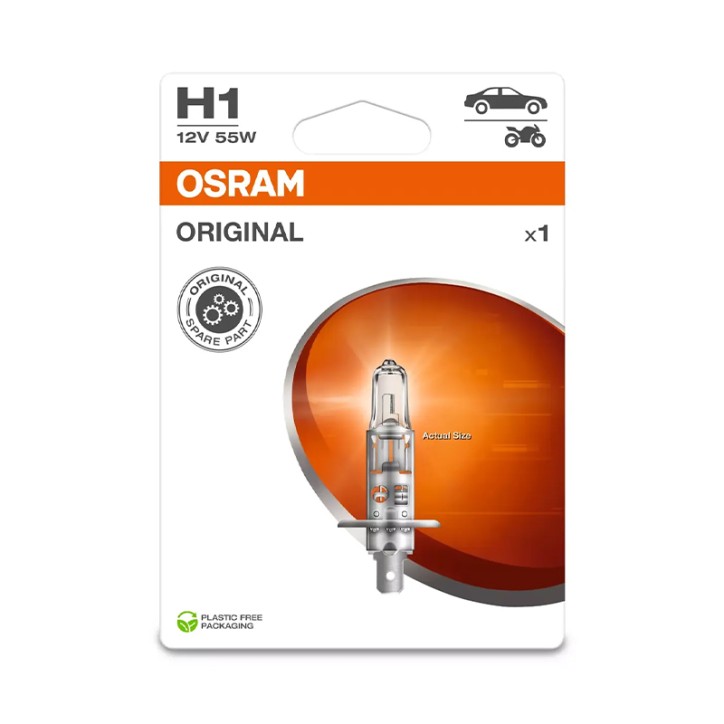 Lampe H1 12V/55W OSRAM Original Line® Blister