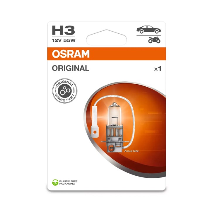 Lâmpada H3 12V/55W OSRAM Original Line® Blister