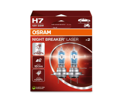 Kit 2 Lámparas H7 12V/55W OSRAM Night Beaker® Laser HB