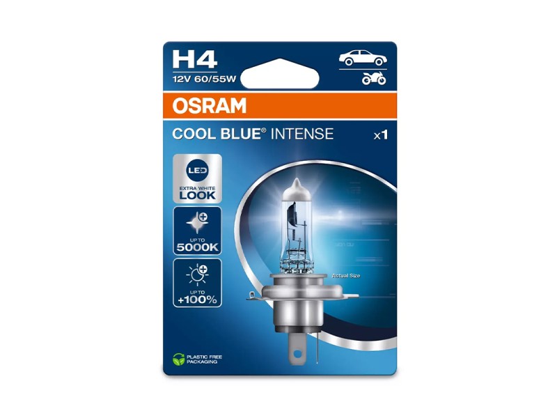 Lâmpada H4 12V 60/55W OSRAM Cool Blue Intense® NEXT GEN Blister Lâmpada H4 12V 60/55W OSRAM Cool Blue Intense® NEXT GEN Blister