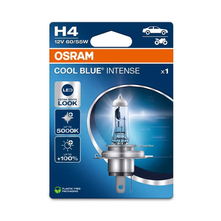 Lâmpada H4 12V 60/55W OSRAM Cool Blue Intense® NEXT GEN Blister