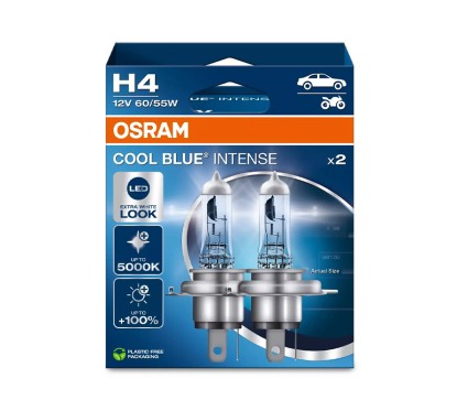 Kit 2 Lampes H4 12V 60/55W OSRAM Cool Blue Intense® NEXT GEN HB
