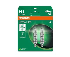 Kit 2 Lampes H1 12V/55W OSRAM Ultra Life® HB