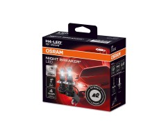 Kit 2 Lampes LED H4 12V/27W OSRAM Night Breaker LED