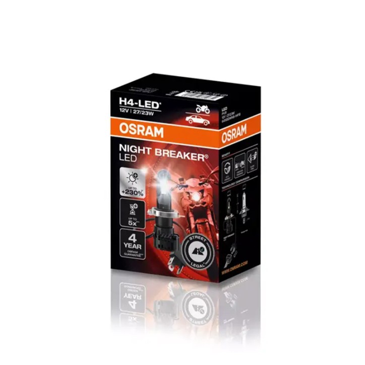 Lampe LED H4 12V/27W OSRAM Night Breaker LED