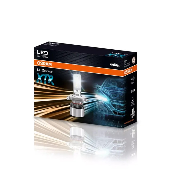 Kit 2 Lâmpadas LED H4 12V 13/13W OSRAM LEDriving® XTR
