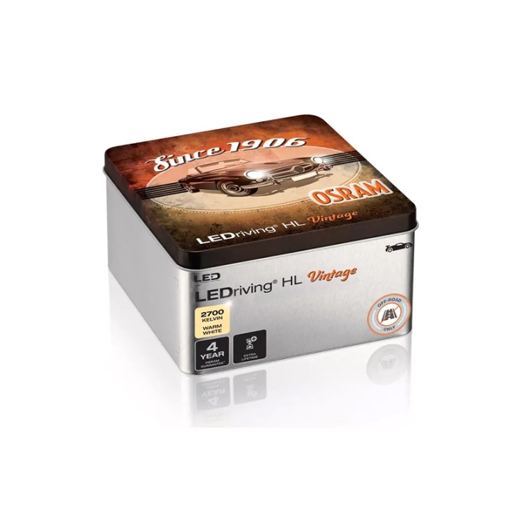 Kit 2 Lâmpadas LED H4/H19/R2 12V/14W OSRAM LEDriving HL VINTAGE