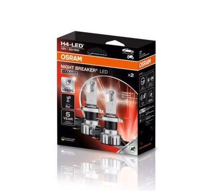 Kit 2 Lámparas LED H4 12V 20/19W OSRAM Night Breaker LED SMART