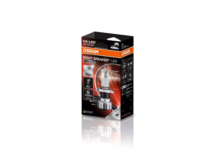 Lámpara LED H4 12V 20/19W OSRAM Night Breaker LED SMART Lámpara LED H4 12V 20/19W OSRAM Night Breaker LED SMART