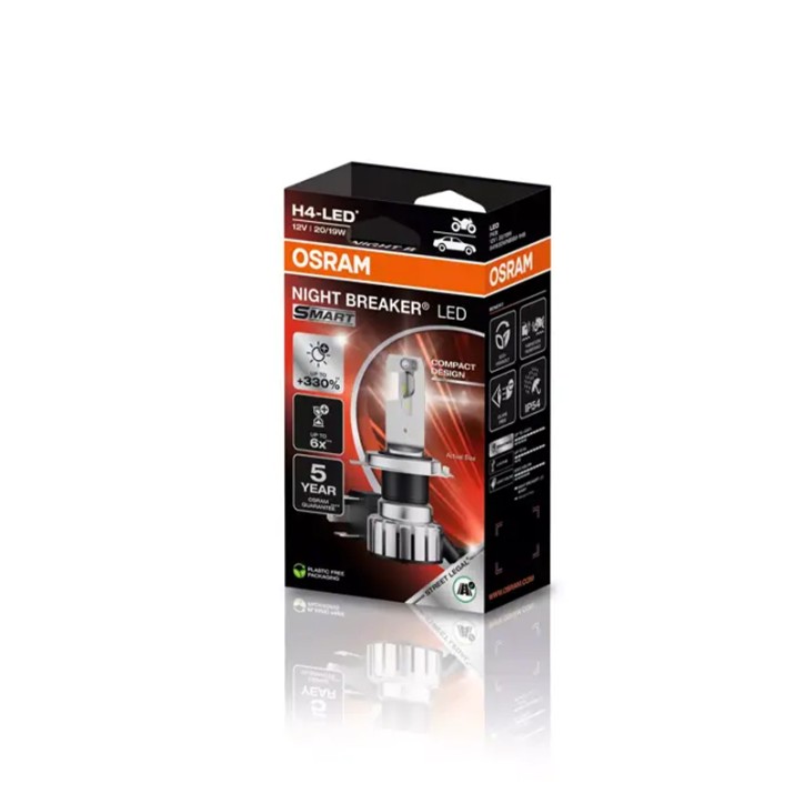 Lámpara LED H4 12V 20/19W OSRAM Night Breaker LED SMART