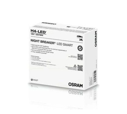 Kit 2 Lámparas LED H4 12V 20/19W OSRAM Night Breaker LED SMART PRO Kit