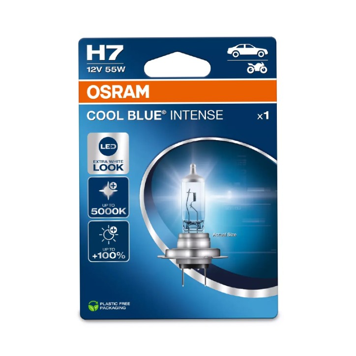 Lâmpada H7 12V/55W OSRAM Cool Blue Intense® NEXT GEN Blister