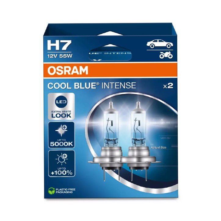 Kit 2 Lampes H7 12V/55W OSRAM Cool Blue Intense® NEXT GEN HB
