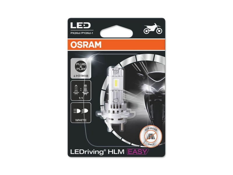 Lámpara LED H7/H18 12V/16W OSRAM LEDriving HLM EASY Lámpara LED H7/H18 12V/16W OSRAM LEDriving HLM EASY