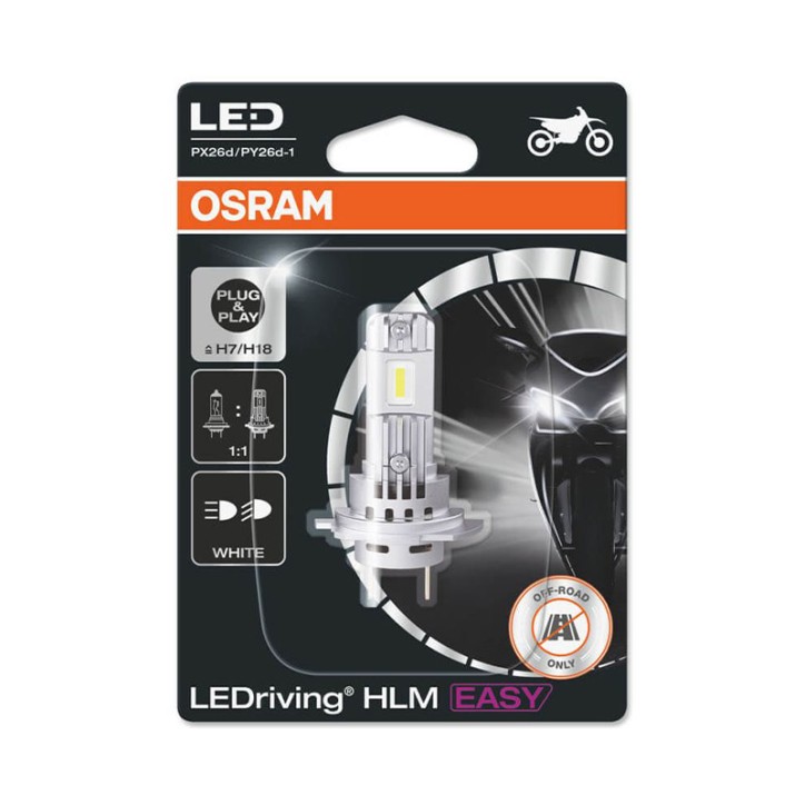 Lámpara LED H7/H18 12V/16W OSRAM LEDriving EASY