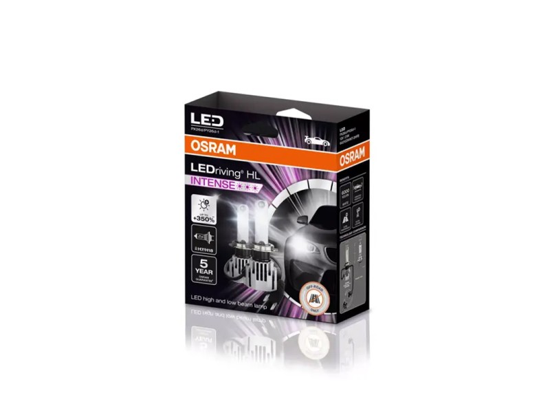 Kit 2 Lampes LED H7/H18 12V/19W OSRAM LEDriving HL INTENSE Kit 2 Lampes LED H7/H18 12V/19W OSRAM LEDriving HL INTENSE