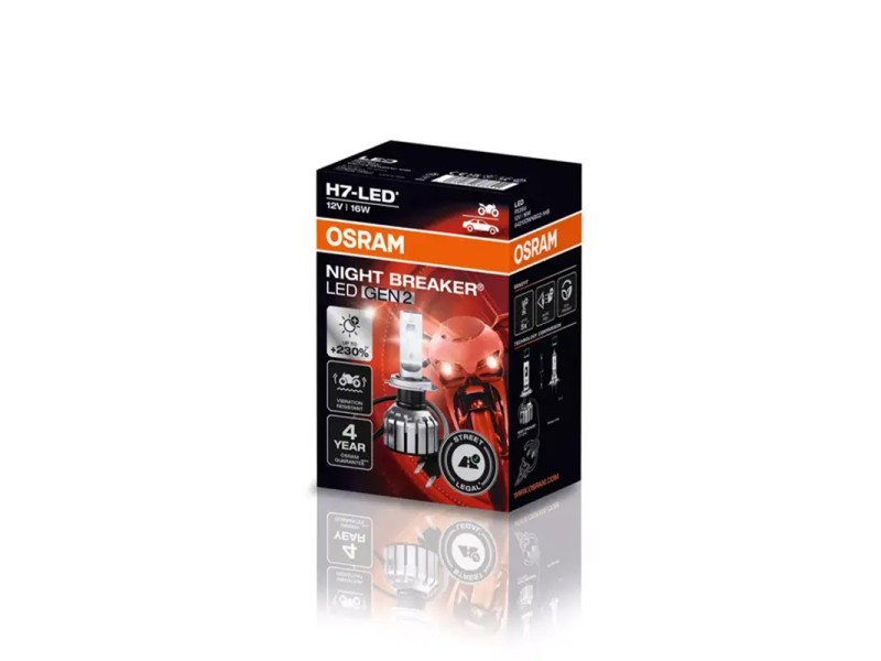 Lâmpada LED H7 12V/19W OSRAM Night Breaker LED GEN2 Lâmpada LED H7 12V/19W OSRAM Night Breaker LED GEN2