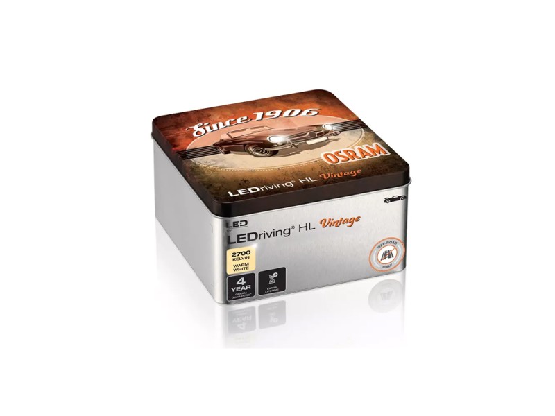 Kit 2 Lâmpadas LED H7/H18 12V/18W OSRAM LEDriving HL VINTAGE Kit 2 Lâmpadas LED H7/H18 12V/18W OSRAM LEDriving HL VINTAGE