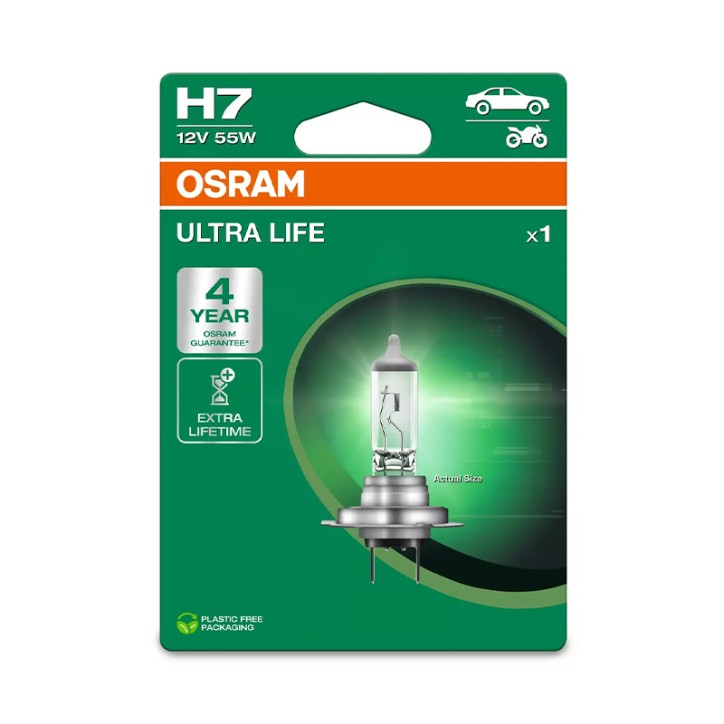 Lâmpada H7 12V/55W OSRAM Ultra Life® Blister