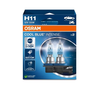 Kit 2 Lampes H11 12V/55W OSRAM Cool Blue Intense® HB