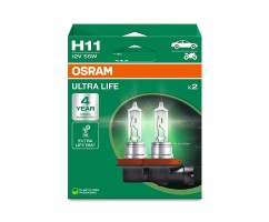 Kit 2 Lampes H11 12V/55W OSRAM Ultra Life® HB