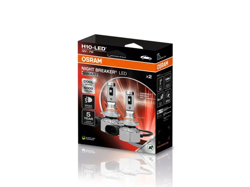 Kit 2 Lampes LED H10 12V/7W OSRAM Night Breaker LED SMART Kit 2 Lampes LED H10 12V/7W OSRAM Night Breaker LED SMART