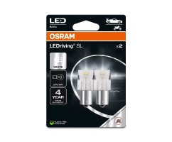 Kit 2 Lampes LED P21W 12V/1.4W OSRAM LEDriving® SL WHITE Blister