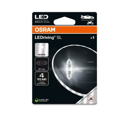 Lamp LED C5W | 31 mm 12V/1W OSRAM LEDriving® SL Blister