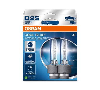 Kit 2 Lámparas Xenons D2S 85V/35W OSRAM Cool Blue Intense Xenarc® Next GEN HB