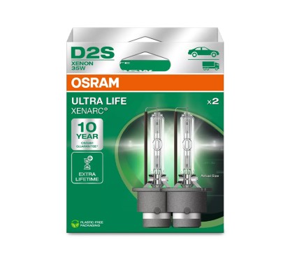 Kit 2 Lámparas Xenons D2S 85V/35W OSRAM Ultra Life Xenarc® HB