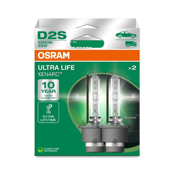 Kit 2 Xenon Lamps D2S 85V/35W OSRAM Ultra Life Xenarc® HB