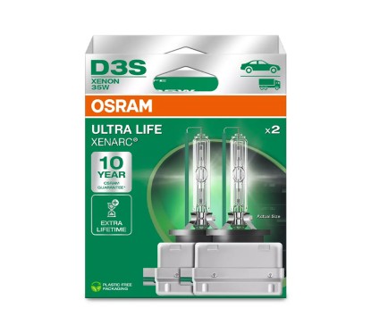 Kit 2 Lámparas Xenons D3S 42V/35W OSRAM Ultra Life Xenarc® HB