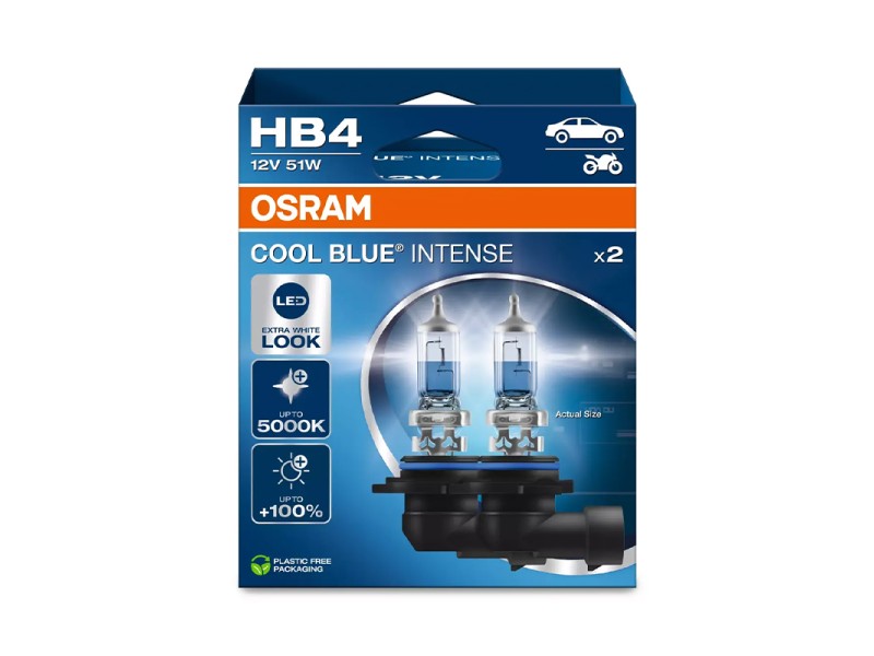 Kit 2 Lampes HB4 12V/51W OSRAM Cool Blue Intense® NEXT GEN HB Kit 2 Lampes HB4 12V/51W OSRAM Cool Blue Intense® NEXT GEN HB