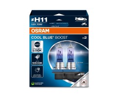 Kit 2 Lâmpadas H11 12V/75W OSRAM Cool Blue Boost® HB
