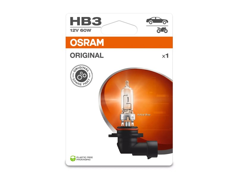 Lámpara HB3 12V/60W OSRAM Original Line® HB Lámpara HB3 12V/60W OSRAM Original Line® HB