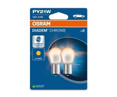 Kit 2 Lâmpadas PY21W 12V/21W OSRAM Diadem Chrome® Blister