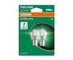 Kit 2 Lampes P21/5W 12V 21/5W OSRAM Ultra Life® Blister