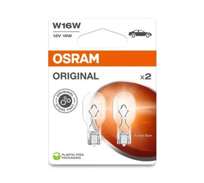 Kit 2 Lampes W16W 12V/16W OSRAM Original Line® Blister