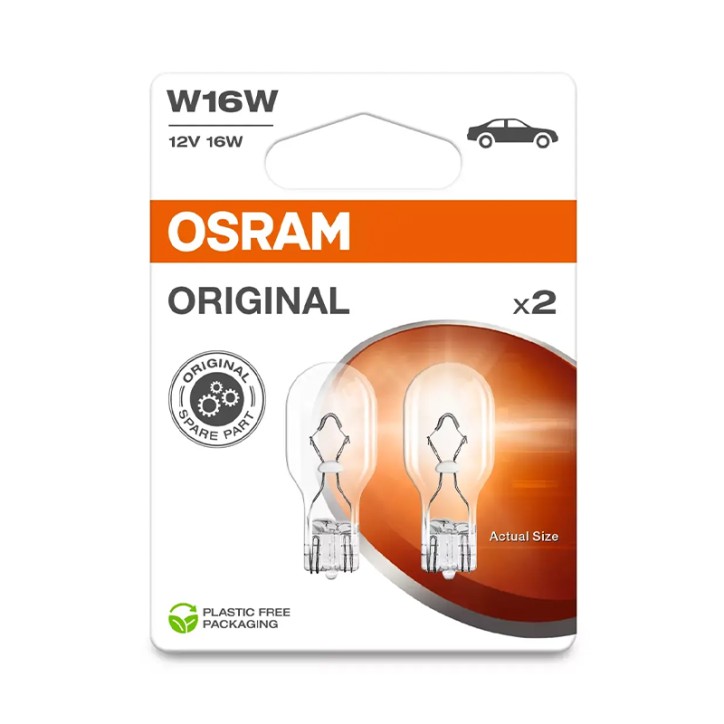 Kit 2 Lampes W16W 12V/16W OSRAM Original Line® Blister
