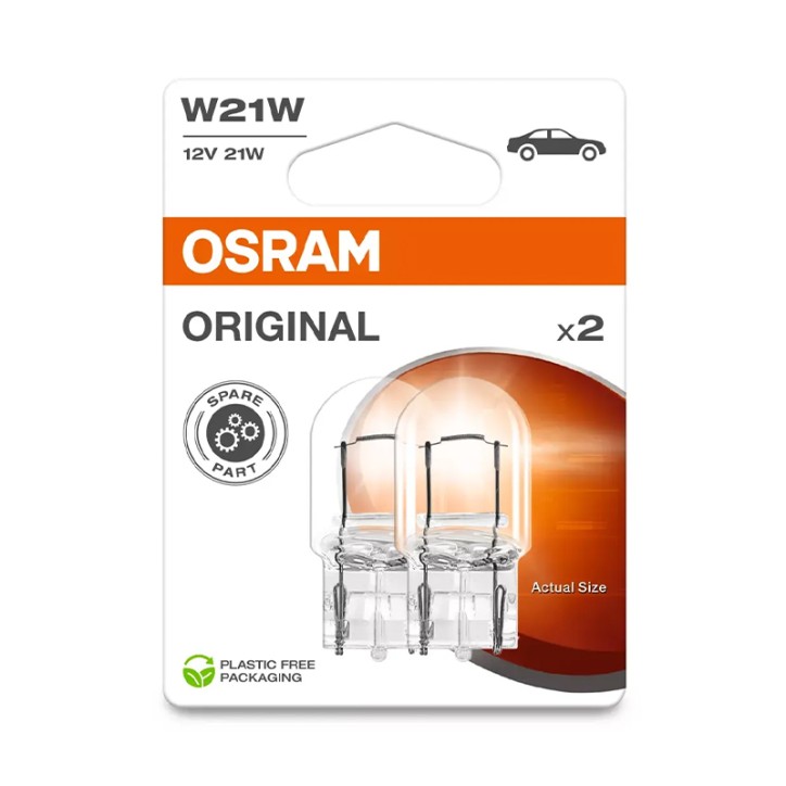 Kit 2 Lampes W21W 12V/21W OSRAM Original Line® Blister