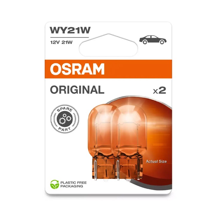 Kit 2 Lámparas WY21W 12V 21/5W OSRAM Original Line® Blister